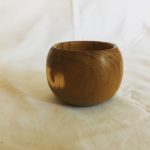 Osage orange salt bowl