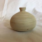 Bleached baltic birch bud vase