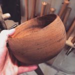 Teak bowl