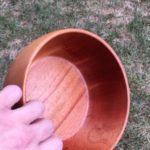 Mahogany bowl